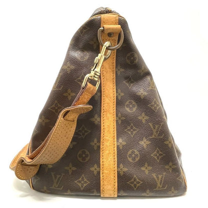 Louis Vuitton Boston Bag Keepall Bandouliere 55 Monogram Canvas Brown