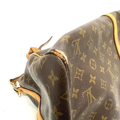 Louis Vuitton Boston Bag Keepall Bandouliere 55 Monogram Canvas Brown