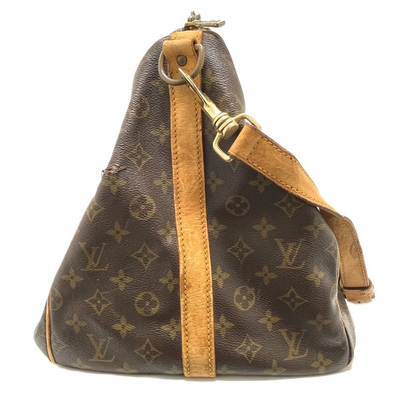 Louis Vuitton Boston Bag Keepall Bandouliere 55 Monogram Canvas Brown
