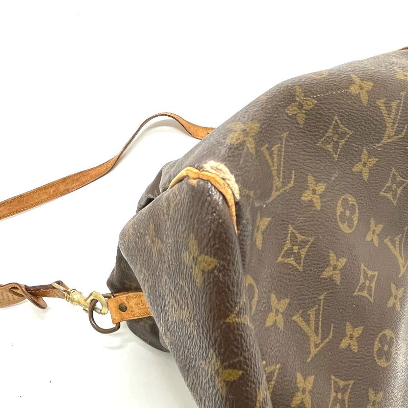 Louis Vuitton Boston Bag Keepall Bandouliere 55 Monogram Canvas Brown