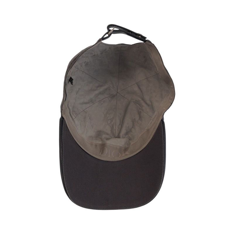 Dior Gray Silver Cotton Cap Hat