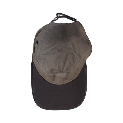 Dior Gray Silver Cotton Cap Hat