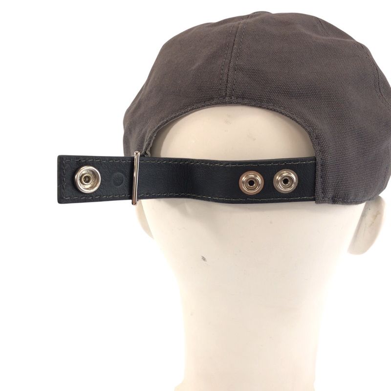 Dior Gray Silver Cotton Cap Hat