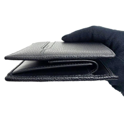 Bvlgari Bifold Wallet Octo Black Leather