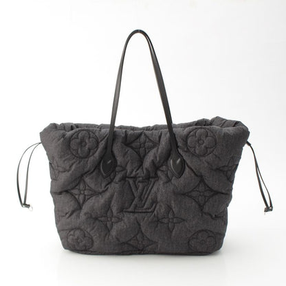 Louis Vuitton Neverfull Inside Out MM Nylon Reversible Tote Black