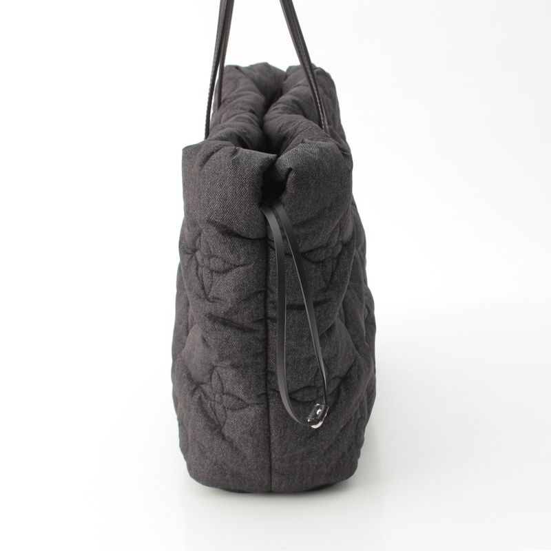 Louis Vuitton Neverfull Inside Out MM Nylon Reversible Tote Black