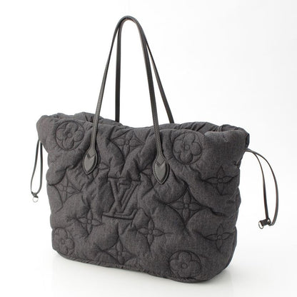 Louis Vuitton Neverfull Inside Out MM Nylon Reversible Tote Black