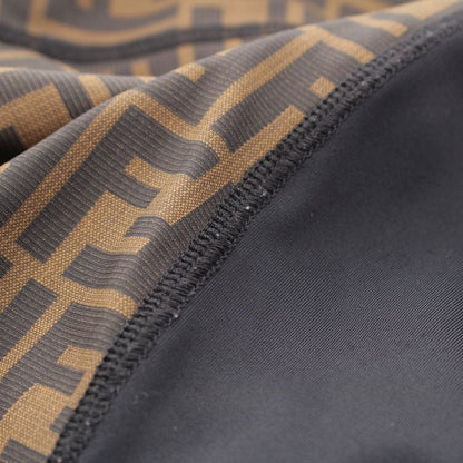 Fendi Zucca Logo Stretch Top Brown Black 38
