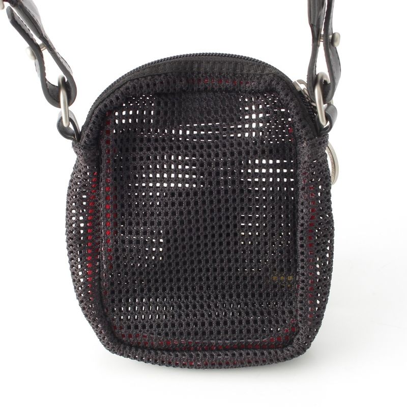Chanel Sportsline Logo Mesh Shoulder Bag Black
