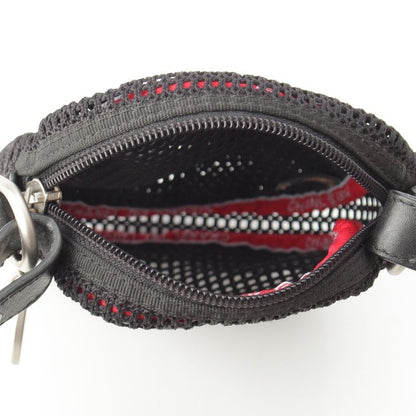 Chanel Sportsline Logo Mesh Shoulder Bag Black
