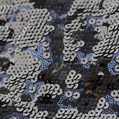 Louis Vuitton Wool Cashmere Knit Sequin Dress Navy XS