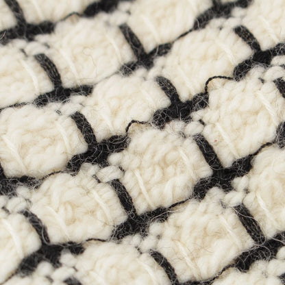 Chanel Tweed Wool Mohair Alpaca Long Coat Black White 38