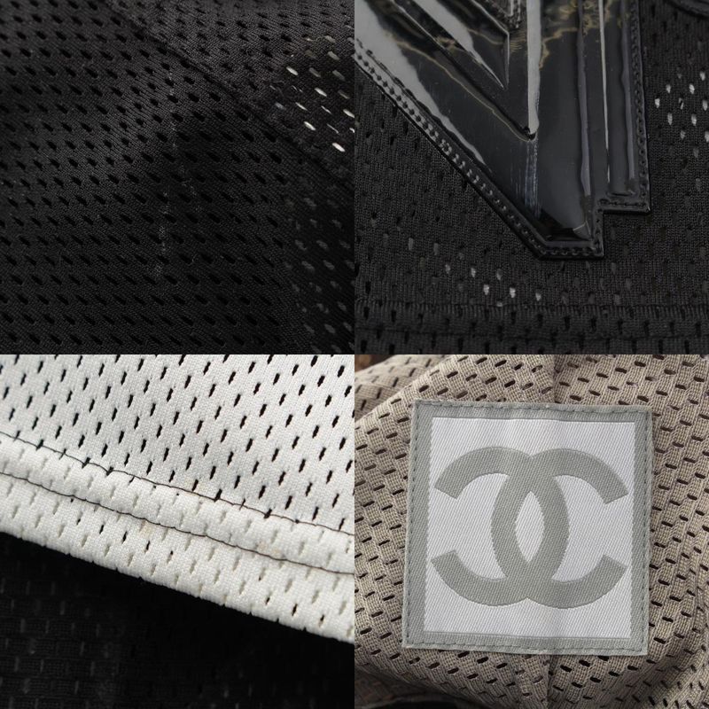 Chanel Sports Mesh CC Logo №5 Hood Top Gray 46
