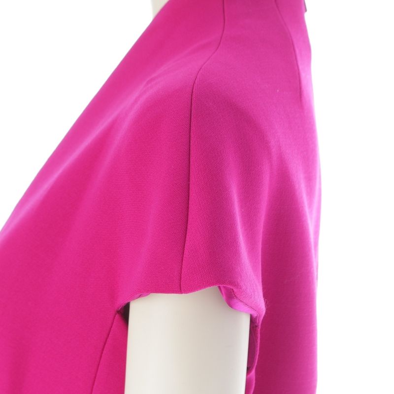 Dior Galliano Era Wool Silk Sleeveless Dress Pink