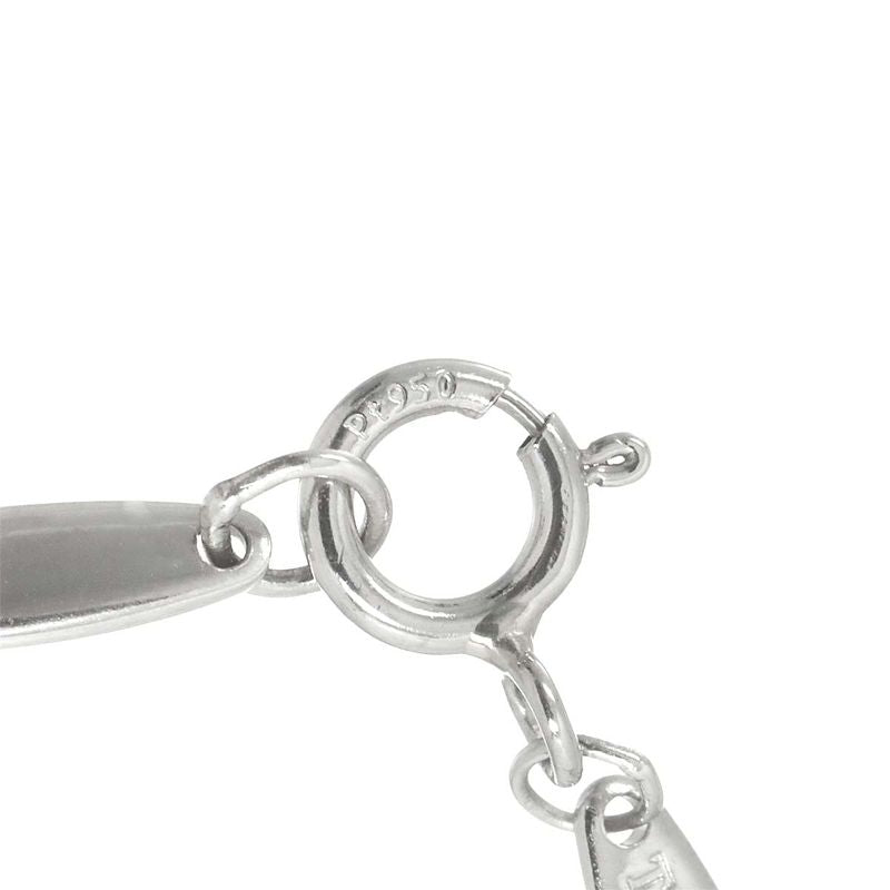 Tiffany & Co by the Yard Saffiano Necklace Pt Platinum