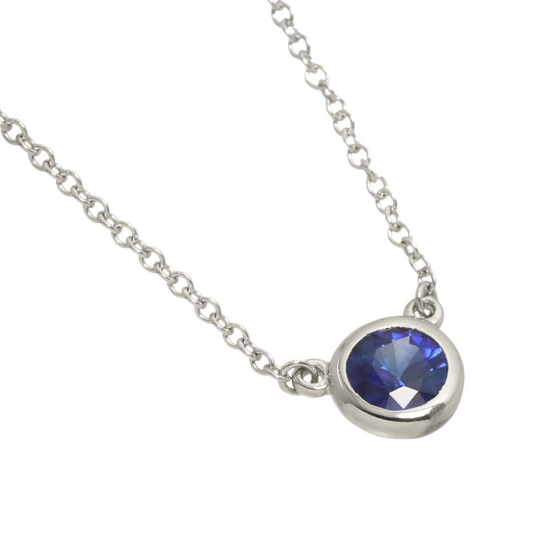 Tiffany & Co by the Yard Saffiano Necklace Pt Platinum