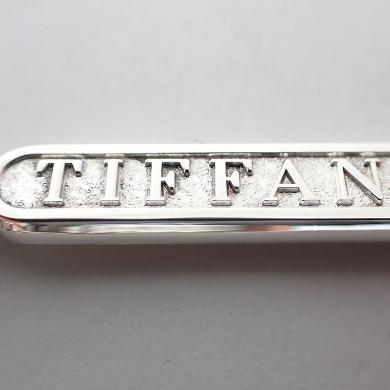 Tiffany & Co 925 Logo Bar Key Ring