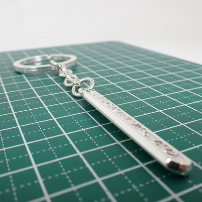 Tiffany & Co 925 Logo Bar Key Ring