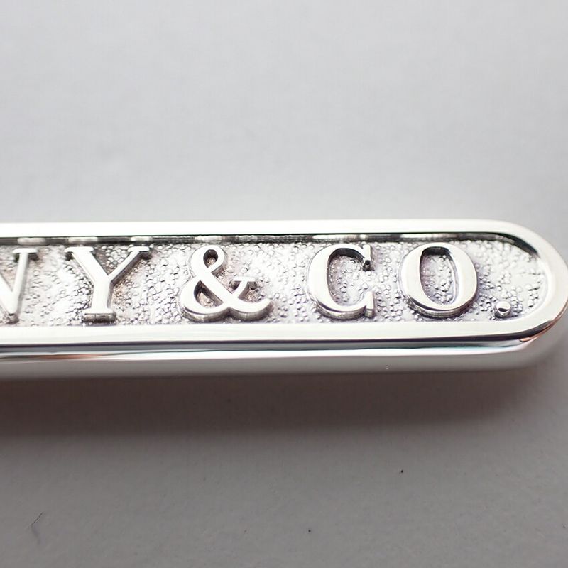 Tiffany & Co 925 Logo Bar Key Ring