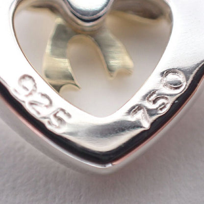 Tiffany & Co 925 750 Heart Ribbon Ring