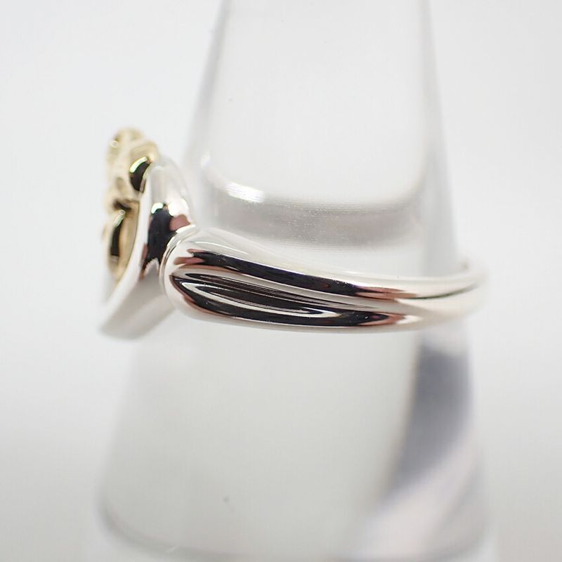 Tiffany & Co 925 750 Heart Ribbon Ring