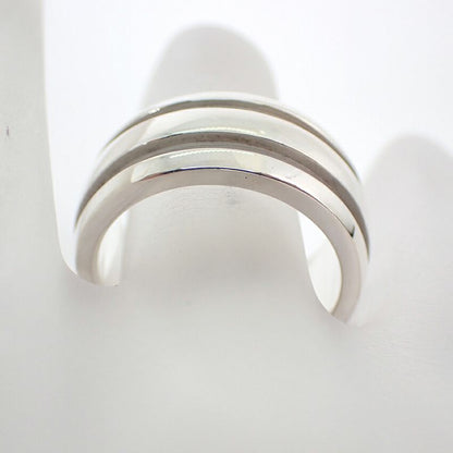 Tiffany & Co 925 Grooved Double Ring