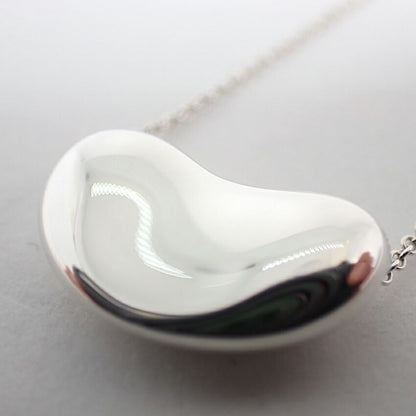 Tiffany & Co 925 Bean Pendant Necklace