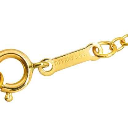 Tiffany & Co Madonna Long Necklace 18k YG Yellow Gold 750 Bean