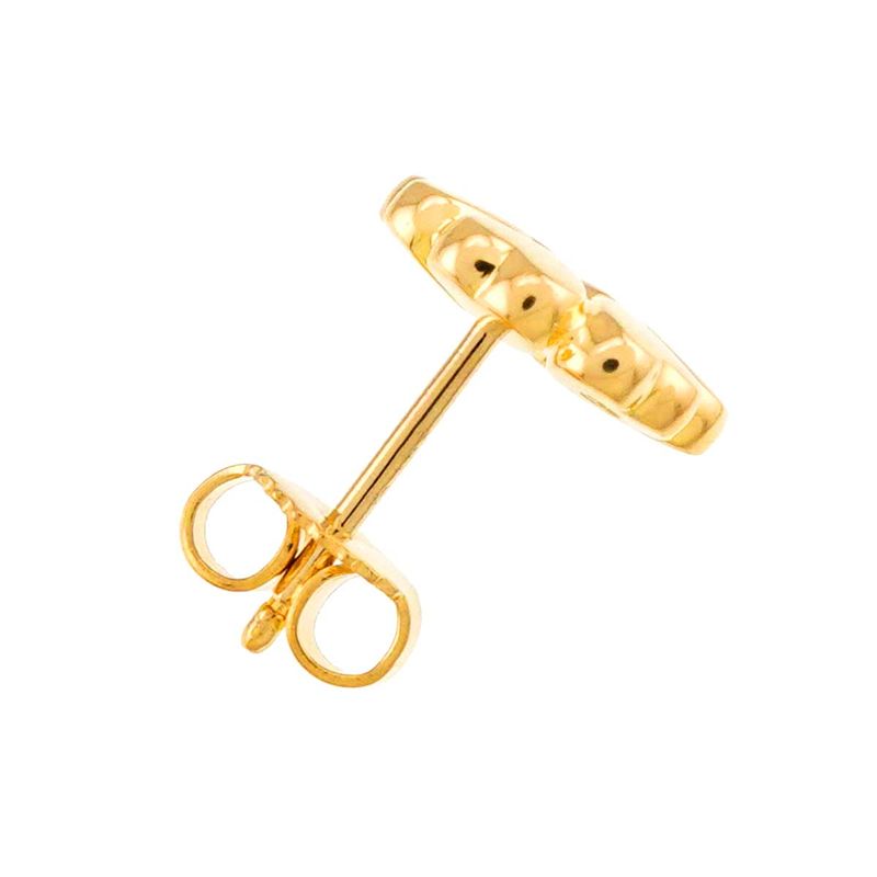 Tiffany & Co Crown of Heart Earrings 18k YG Yellow Gold 750 Only Pierced