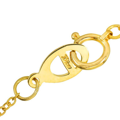 Dior Heart Quartz Necklace 18k YG Yellow Gold