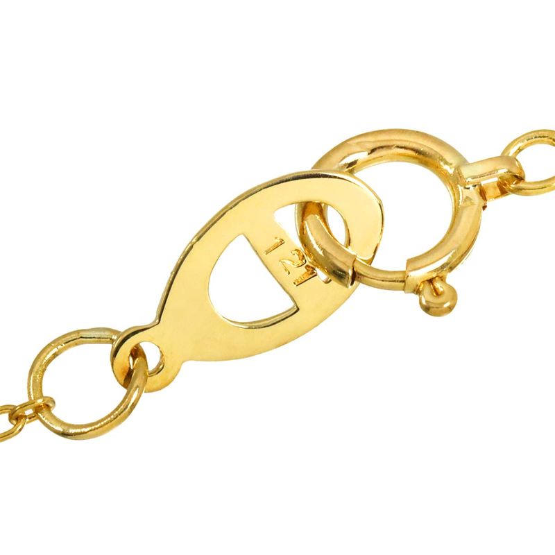 Dior Heart Quartz Necklace 18k YG Yellow Gold