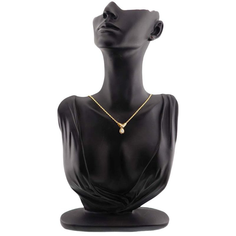 Dior Diamond 0.33 Necklace 18k YG Yellow Gold