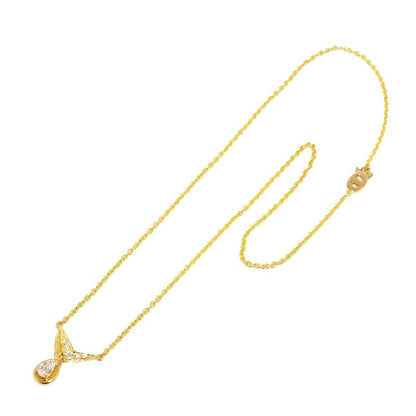 Dior Diamond 0.33 Necklace 18k YG Yellow Gold