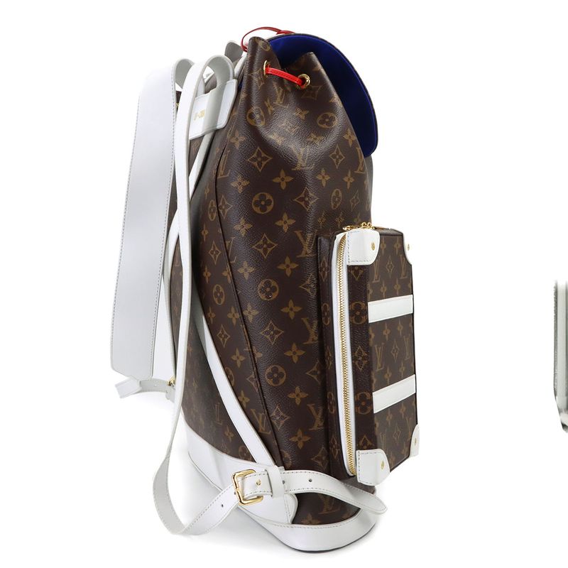 Louis Vuitton Lvxnba Monogram Christopher Soft Trunk Backpack Brown