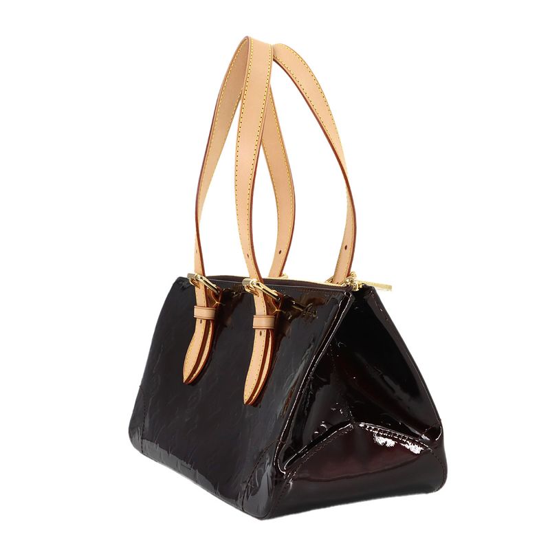 Louis Vuitton Monogram Vernis Rosewood Avenue Shoulder Bag Amarante