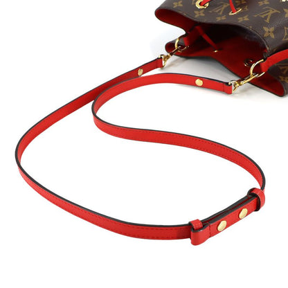 Louis Vuitton Monogram My LV World Tour Neo Noe Shoulder Bag Leather Coquelicot