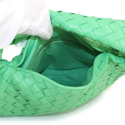 Bottega Veneta Intrecciato Pop Small Shoulder Bag Leather Green