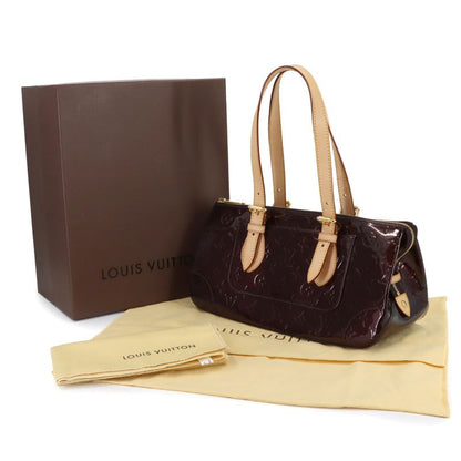 Louis Vuitton Monogram Vernis Rosewood Avenue Shoulder Bag Amarante