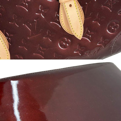 Louis Vuitton Monogram Vernis Rosewood Avenue Shoulder Bag Amarante