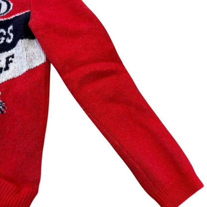 Gucci Knit Sweater S Disney the Three Little Pigs & Big Bad Wolf