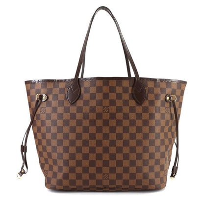 Louis Vuitton Damier Neverfull MM Tote Ebene Cerise Brown