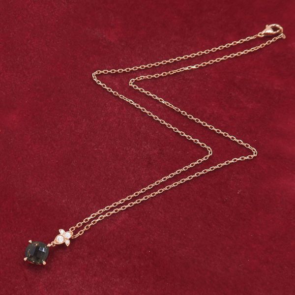 Cartier Indian Mystery Necklace Smoky Quartz Necklace
