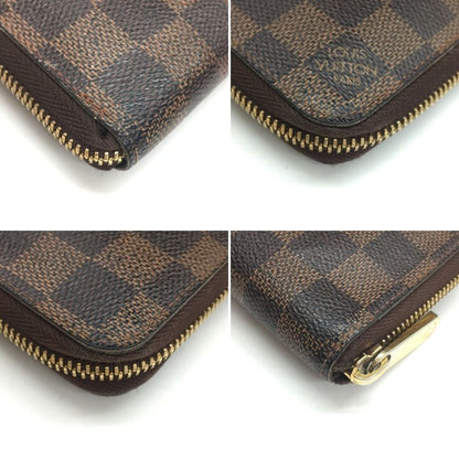 Louis Vuitton Zip Around Wallet Damier Zippy Compact Brown
