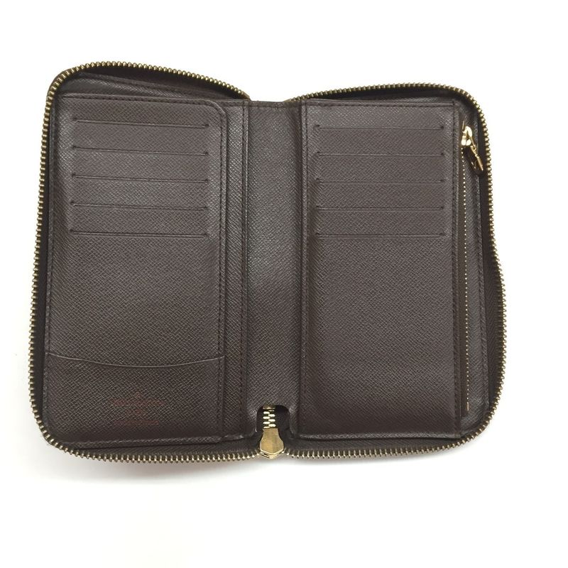 Louis Vuitton Zip Around Wallet Damier Zippy Compact Brown