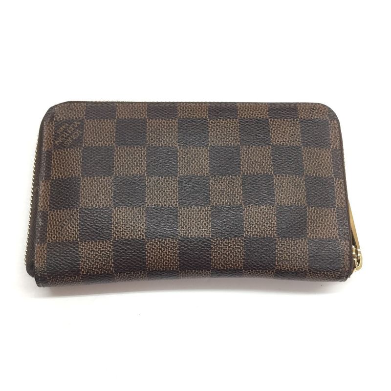 Louis Vuitton Zip Around Wallet Damier Zippy Compact Brown