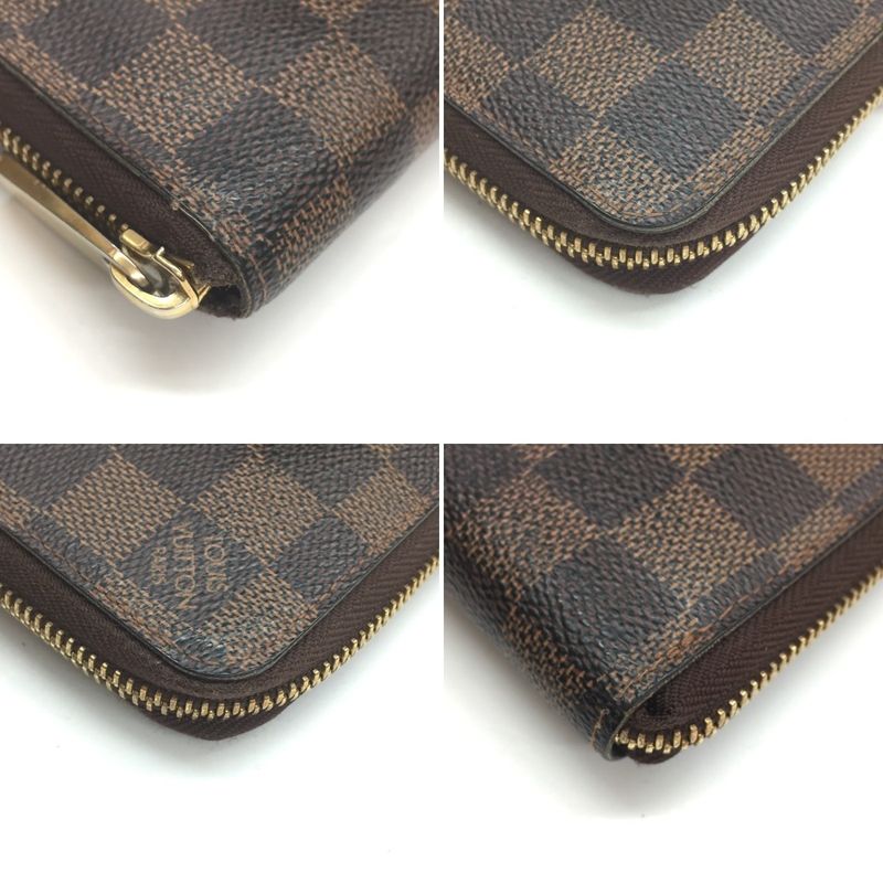 Louis Vuitton Zip Around Wallet Damier Zippy Compact Brown