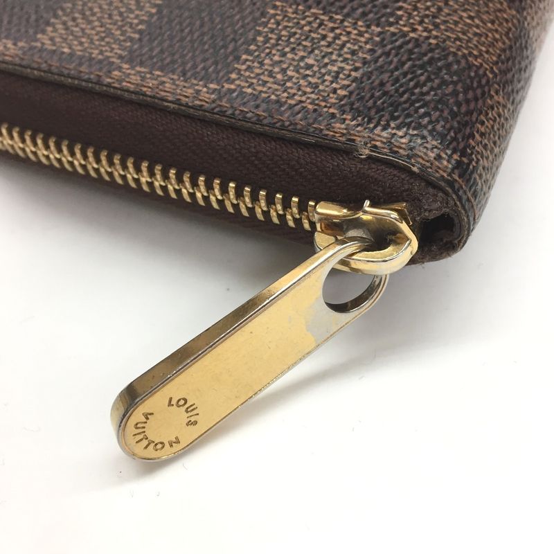 Louis Vuitton Zip Around Wallet Damier Zippy Compact Brown