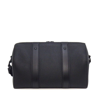 Louis Vuitton Shoulder Bag City Keepall Black LV Aerogram Leather