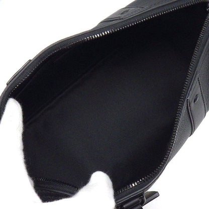 Louis Vuitton Shoulder Bag City Keepall Black LV Aerogram Leather