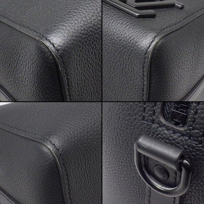 Louis Vuitton Shoulder Bag City Keepall Black LV Aerogram Leather